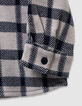 Baby boys’ ecru shirt with navy checks-5