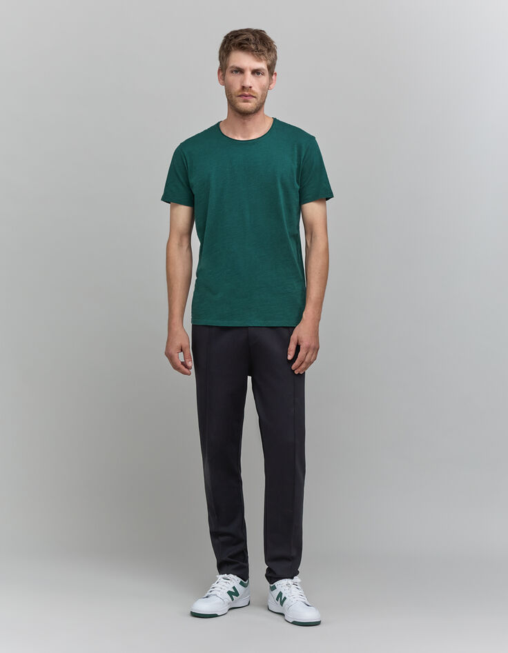 L‘Essentiel Herren-T-Shirt grün, Bio-Baumwolle, Rundhals-2 L‘Essentiel Herren-T-Shirt grün, Bio-Baumwolle, Rundhals-2