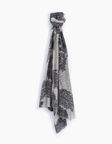 Men's paisley scarf - IKKS