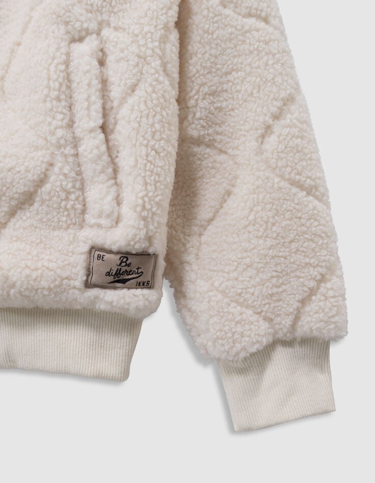 Ecru ritsvest doorstikt sherpa jongens-8 Ecru ritsvest doorstikt sherpa jongens-8