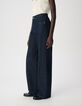Jean large bleu brut Edie Femme-4