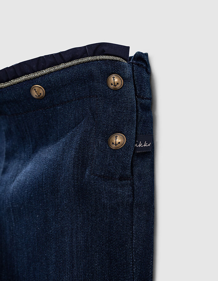 Vintage Blue Jeans mit Seemannsknopfleiste für Babymädchen - IKKS
