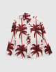 Camisa color crudo estampado palmeras mujer-6
