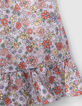 Lila Mädchenshorts mit Flower-Power-Print-5