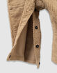 Set Truien en tuinbroek ribvelours babyjongens-8