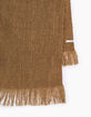 Echarpe mousseuse camel femme-2