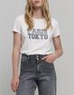 Camiseta de mujer de rayas marineras en blanco roto-3