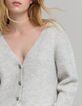 Grijs gebreid damesvest-4
