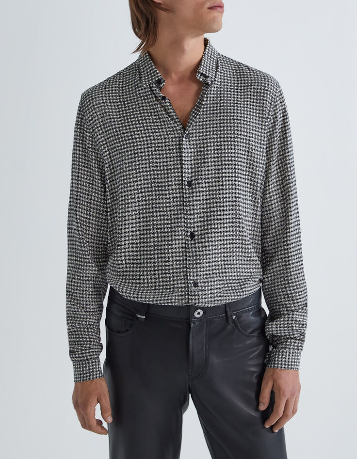Pure Edition - Chemise LENZING™ ECOVERO™ pois rétro Homme-1