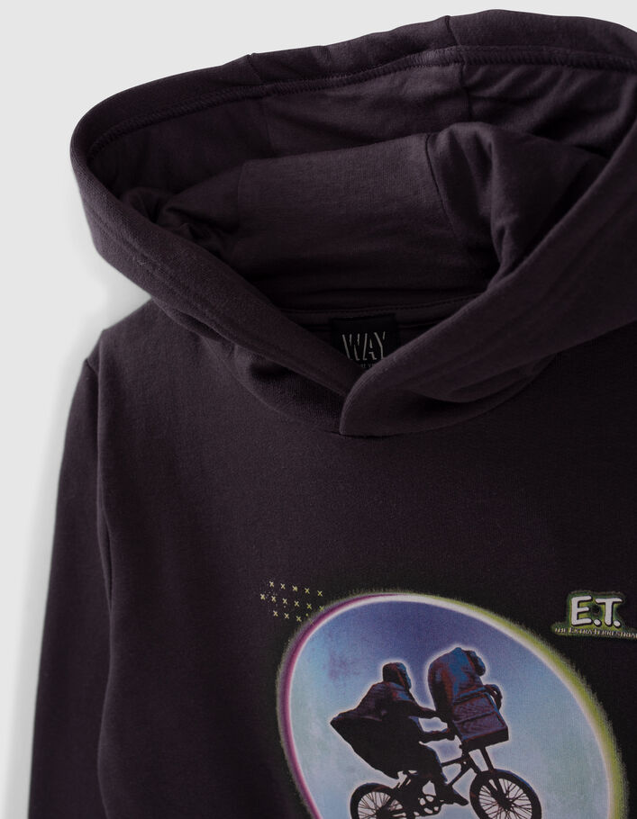 Sweat gris visuel E.T l'extra-terrestre garçon-7