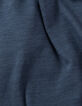 Men’s petrol organic cotton Essential round-neck T-shirt-6