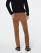 Pantalon SLIM vison en velours côtelé Homme-3