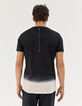 Camiseta negra efecto deep dye Hombre-2