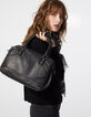 Sac bowling The Gamer en cuir éclairs clous bijoux femme-7
