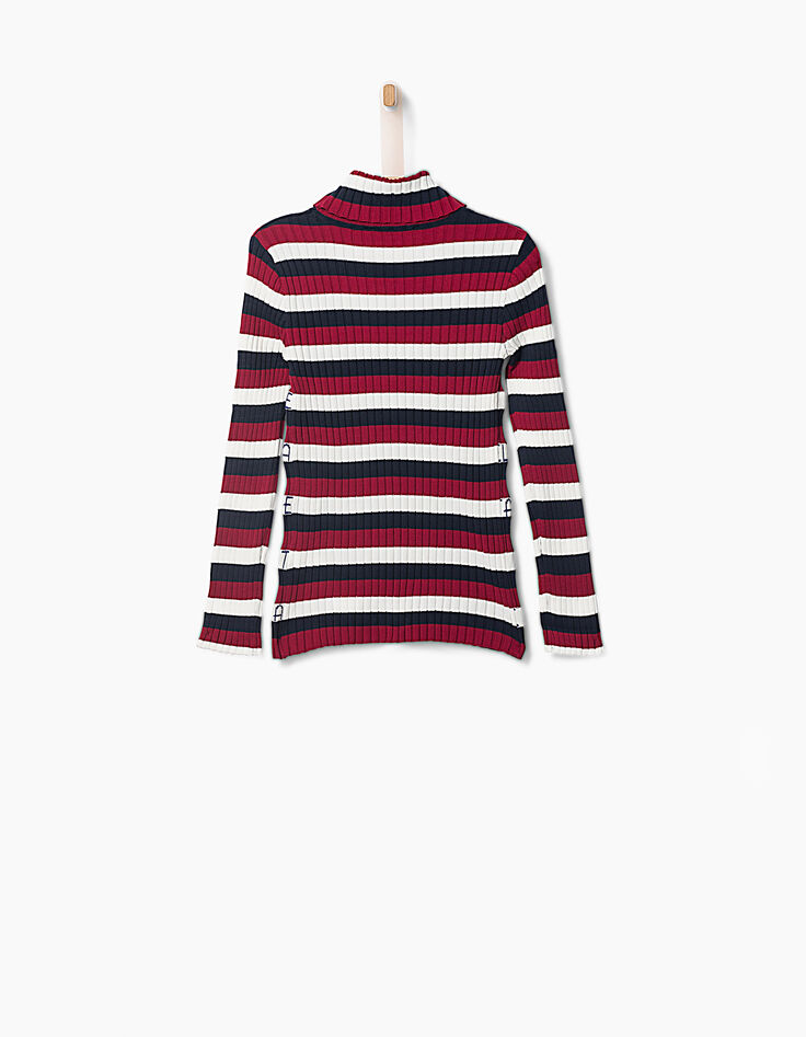 Girls' striped sweater-3