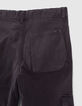 Pantalon battle noir avec zip garçon -6