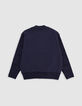 Navy vest mouwen gebreide logo's jongen-3