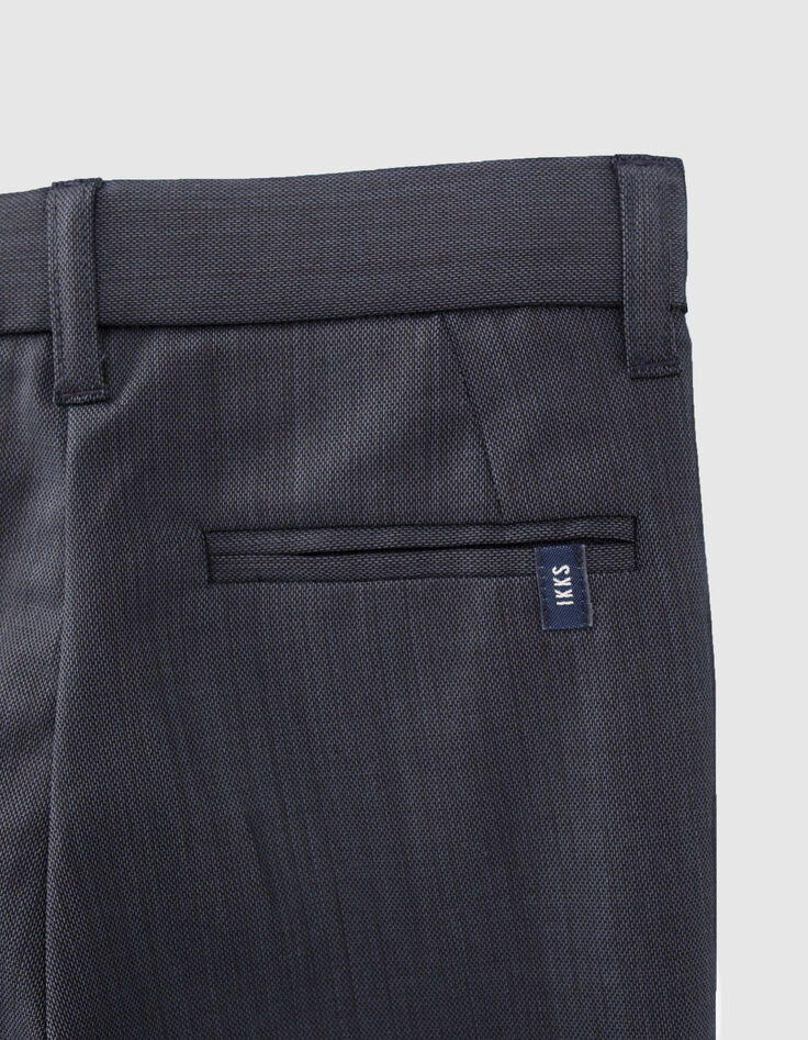 Pantalon de costume marine faux-uni garçon-7