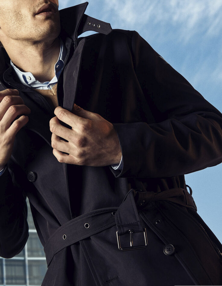 Trench marine homme-1