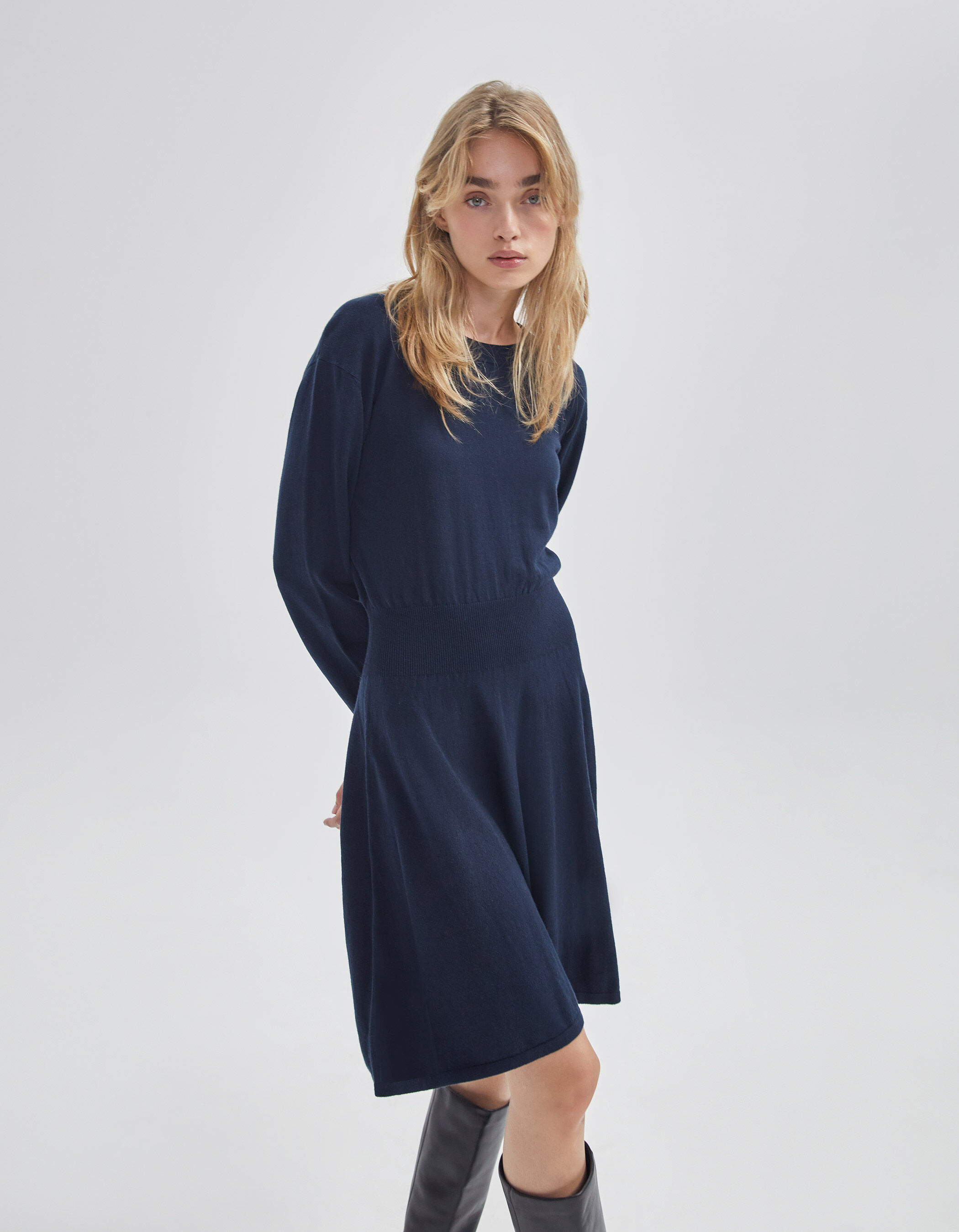 Robe ikks cheap bleu marine