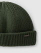 Kaki muts ribtricot Heren-2