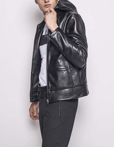 Blouson en cuir homme - IKKS