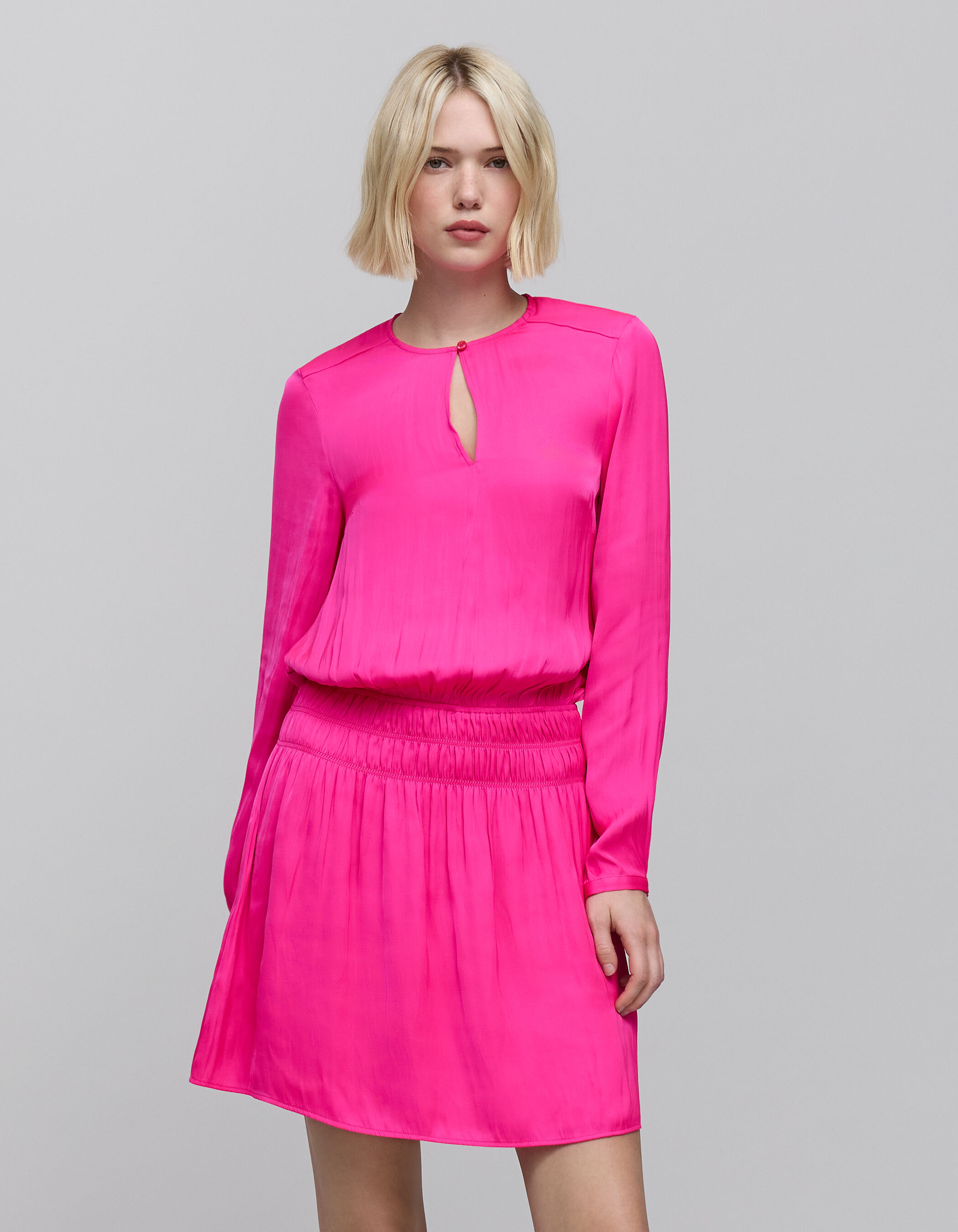 Robe rose ikks best sale