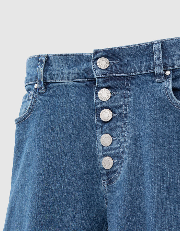 Jean flare summer blue waterless Femme-5