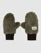 Khaki Jungen-Sherpahandschuhe-1