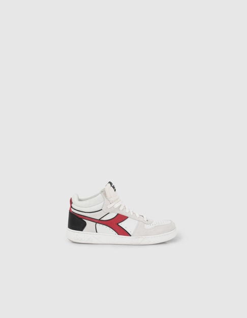 Sneakers wit, grijs en rood IKKS X DIADORA dames