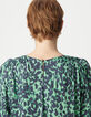 Green dress LENZING™ ECOVERO™ camouflage Women-5