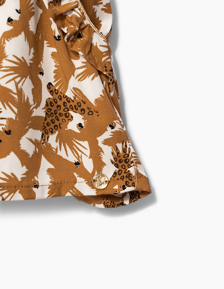 Short con estampado loros ni&ntilde;a-5