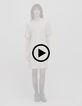 Sequin-embroidered champagne dress for women-6