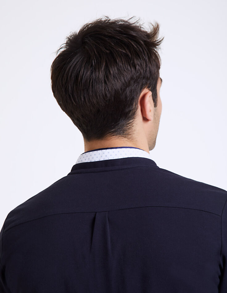 Polo marino punto piqué cuello camisero Hombre-5 Polo marino punto piqué cuello camisero Hombre-5