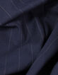 Marineblaue Tennis-Streifen-Anzughose für Damen-6