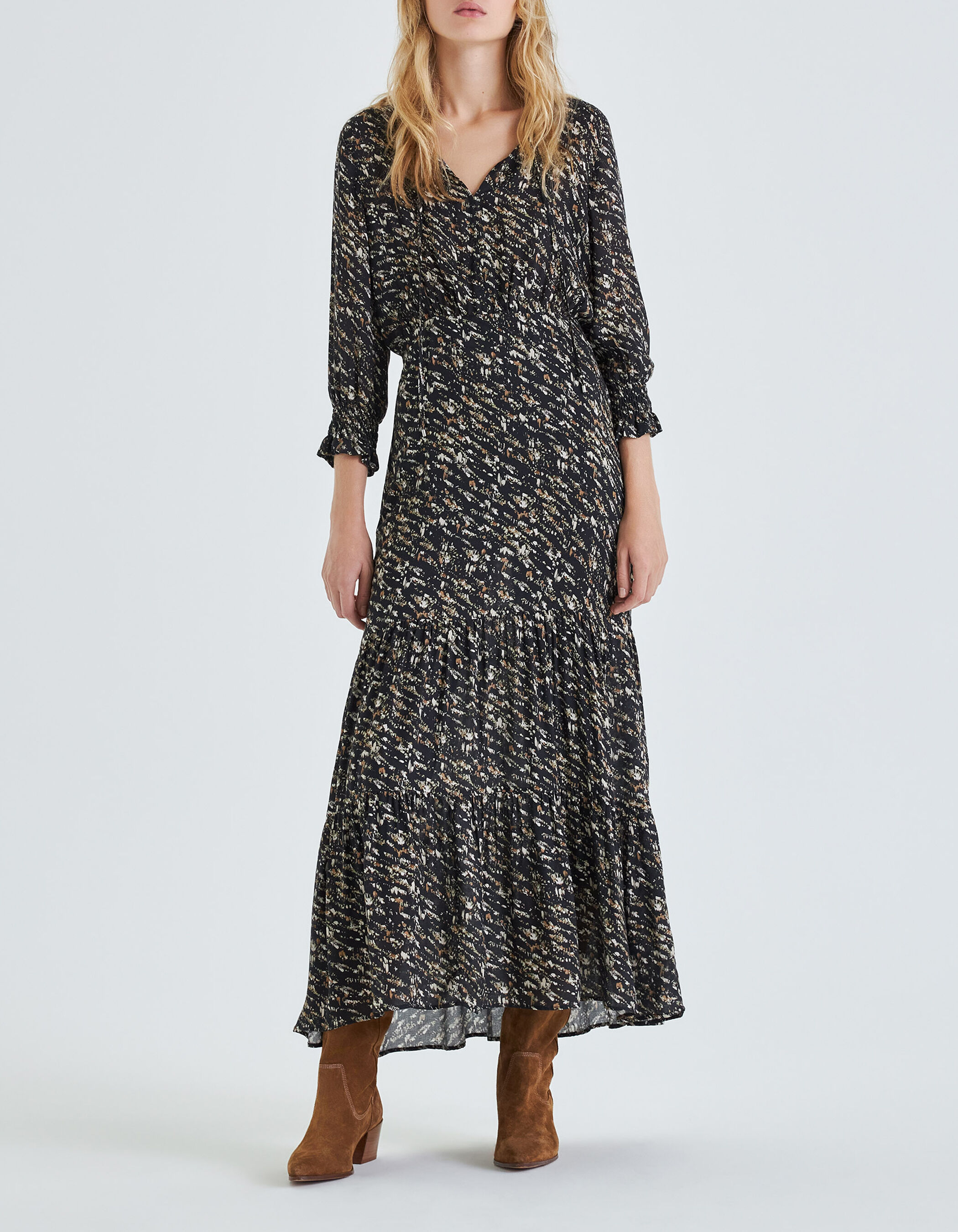 Ikks robe best sale longue noire