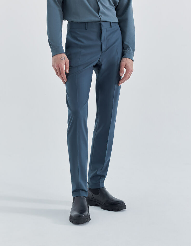 Men’s steel twill TRAVEL SUIT suit trousers-6