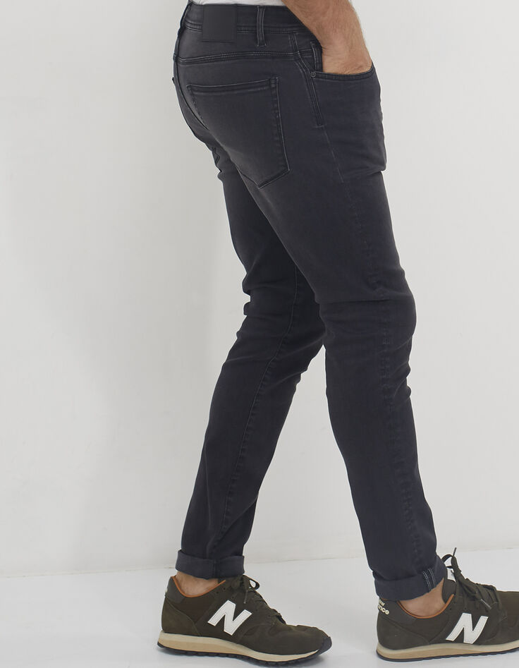 Schwarze Herrenjeans-4