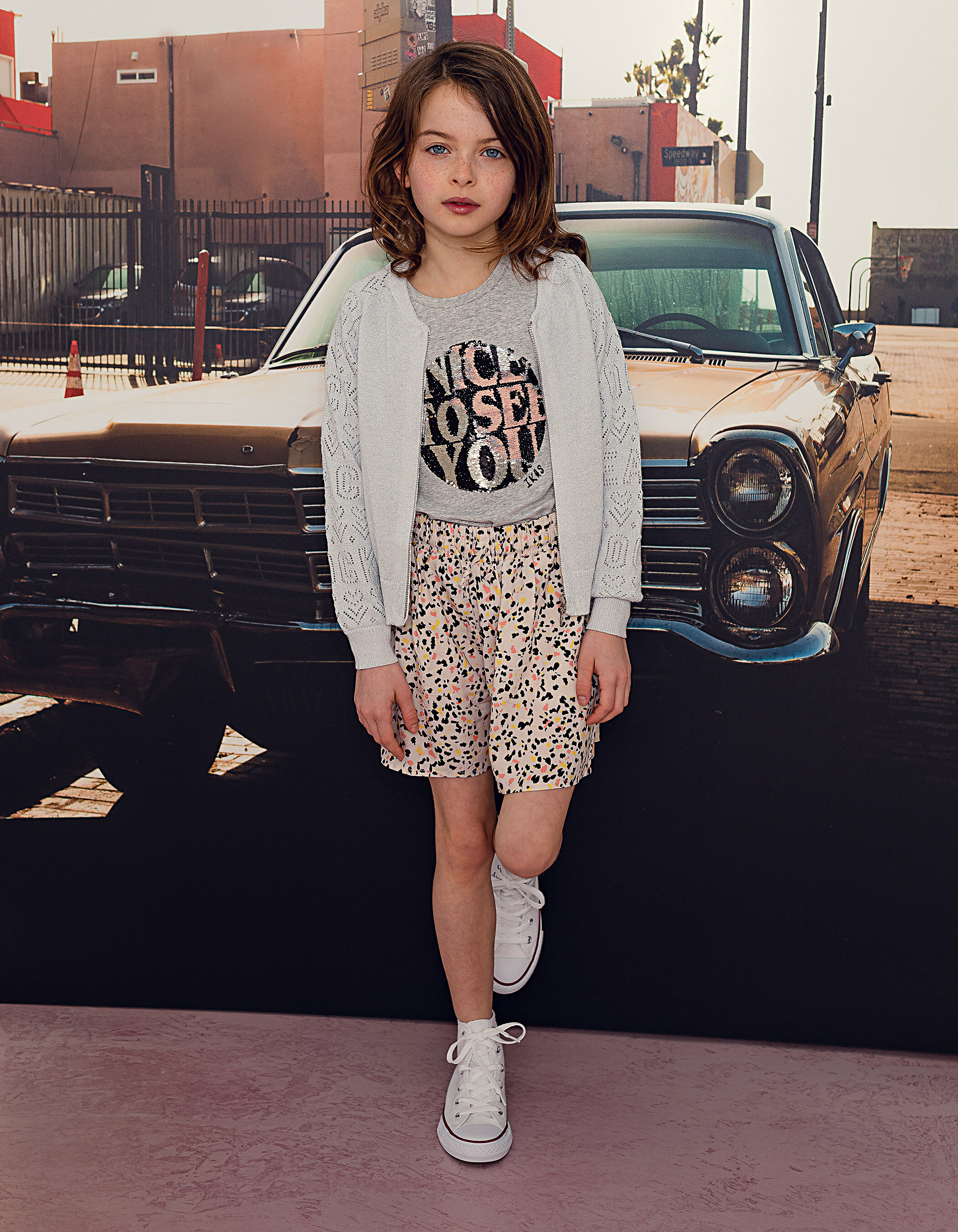 Silver new arrivals cardigan girl