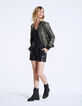 Sous-doudoune kaki esprit bombers femme-6