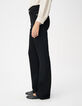 Jean flare noir taille haute Jodie Femme-4