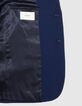 Indigoblaue Seersucker-Anzugjacke für Männer-5