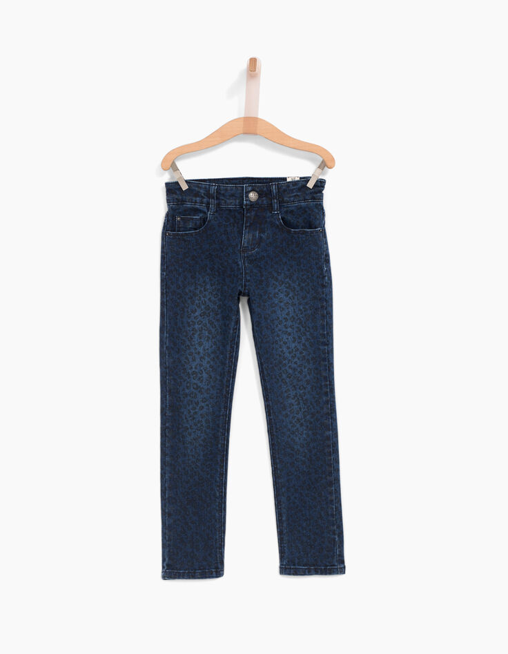 Girls’ slim leopard jeans-2