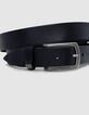Ceinture noire cuir Homme-3