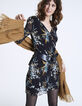 Echarpe mousseuse camel femme-4