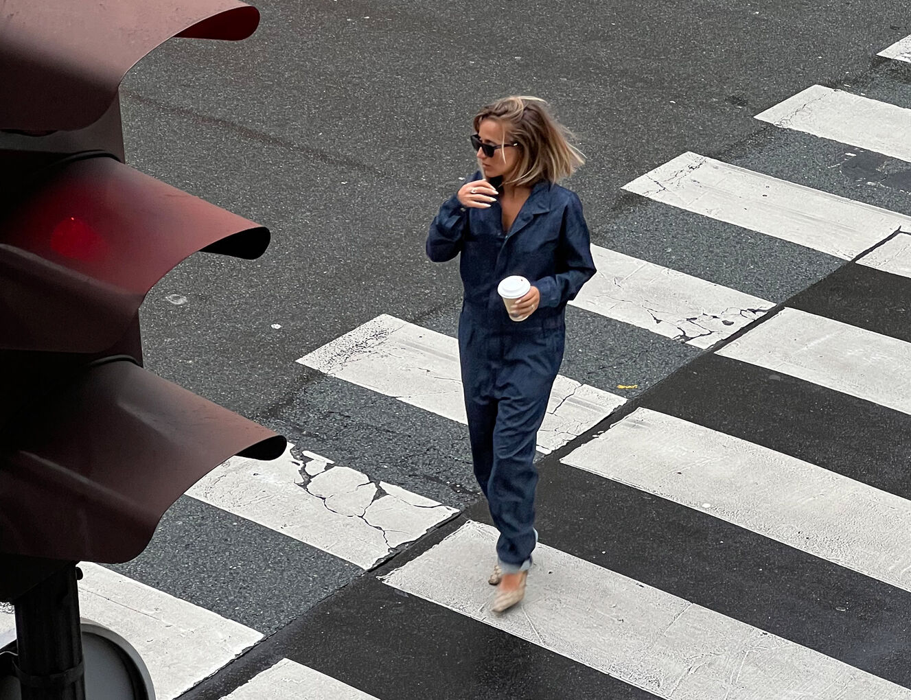 Gender Free-Jumpsuit in blauw WATERLESS jeans Uniseks - IKKS-10