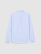 Chemise regular bleu ciel poche plaqu&eacute;e Homme-3