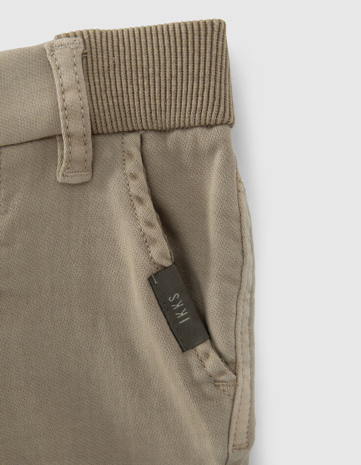 Jean beige print army bébé garçon-6