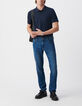 Indigoblaue SLIM-Herrenjeans-1