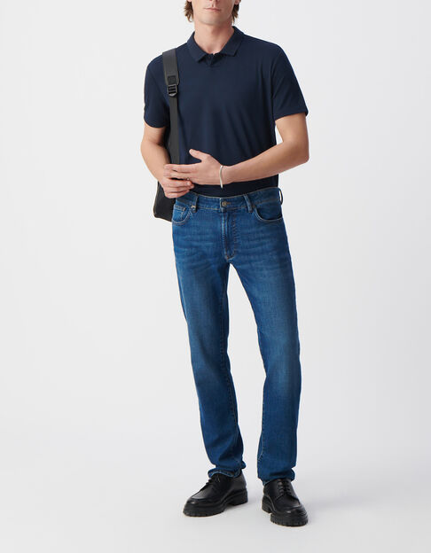 Indigoblaue SLIM-Herrenjeans - IKKS